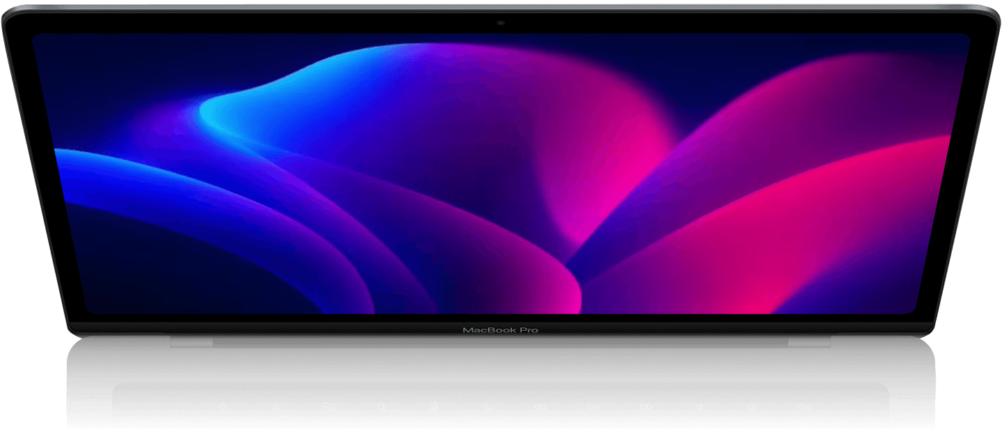 Backdrop live wallpaper running on MacBook Pro